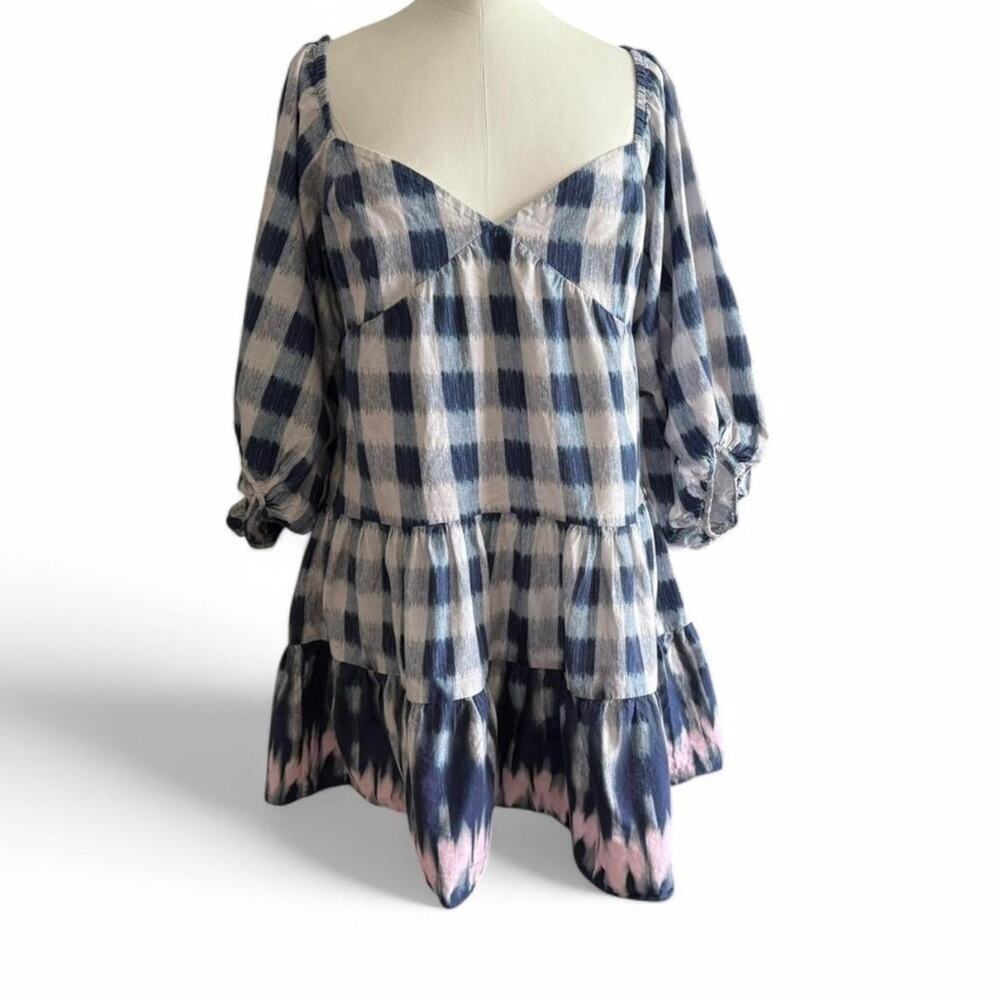 Sachin & Babi Kyle Gingham Dress (size L) 201